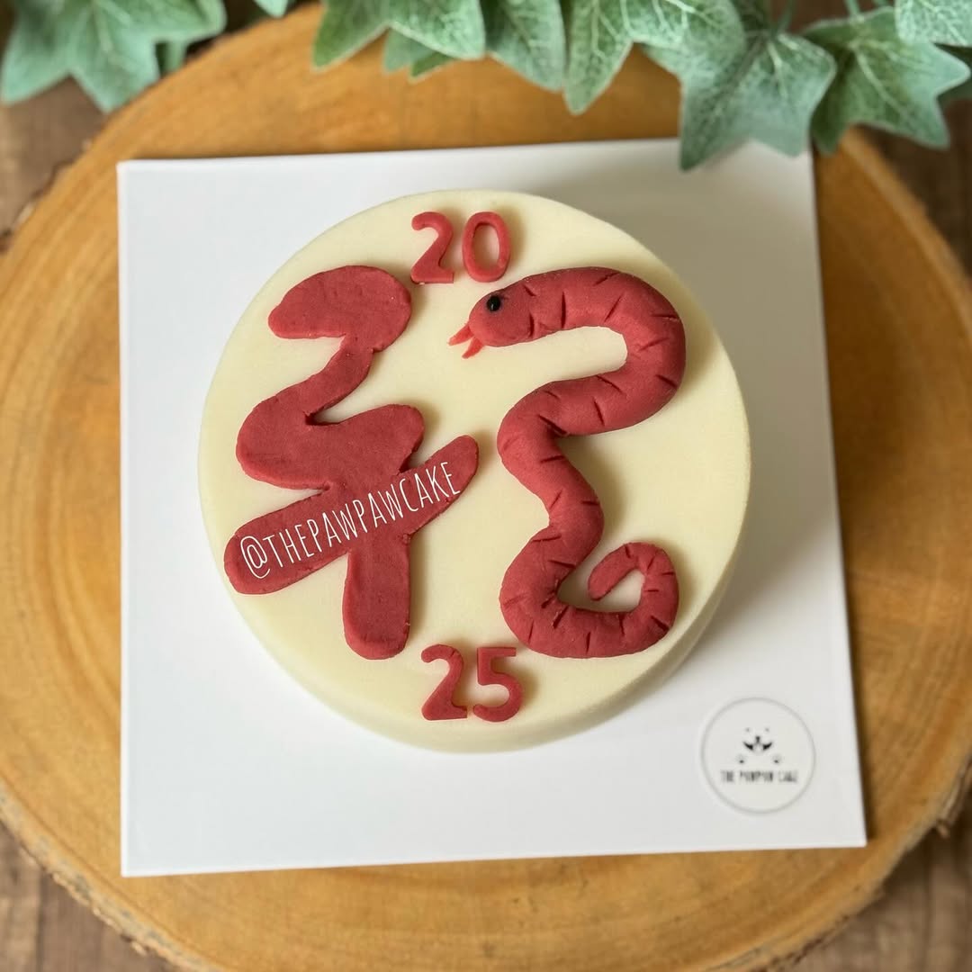 2025 New Year custom cake
